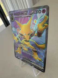 Pokemon TCG Alakazam EX Scarlet & Violet-151 188/165 Holo Ultra Rare - Image 3