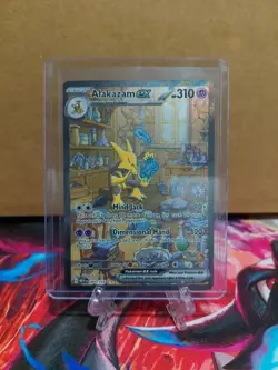 Pokemon Alakazam EX TCG Card 201/165 SV Scarlet & Violet 151 NM Condition - Image 1