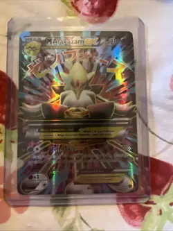 Pokemon TCG Mega-Alakazam-EX Fates Collide Holo Card 118/124 - Image 1