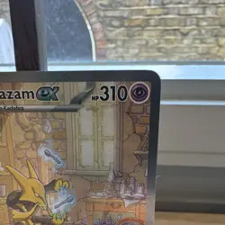 Pokemon TCG SV 151 Alakazam ex 201/165 Holo Full Art SIR EN 310HP - Image 3