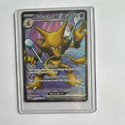 Pokemon TCG Alakazam ex 188/165 SV 151 Ultra Rare Holo EN - Image 4