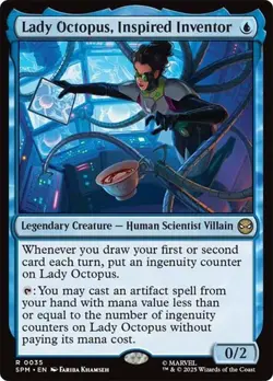 MTG Marvel's Spider-Man Lady Octopus, Inspired Invento x1 Legendary Creature NM - Image 1