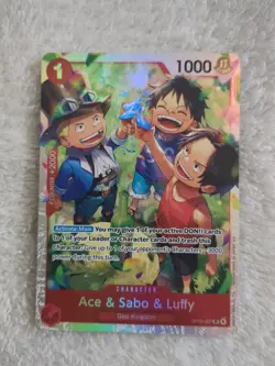 ONE PIECE - ACE & SABO & LUFFY - OP13-007 - SUPER RARE - ENGLISH - OP13 - Image 1