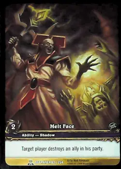 World of Warcraft TCG Melt Face (Extended Art) - Servants of the Betrayer 82/264 - Image 1