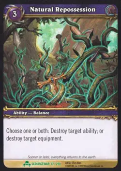 World of Warcraft TCG Natural Repossession - Scourgewar 37/270 - Image 1