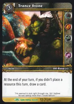 World of Warcraft TCG Trance Stone - Through the Dark Portal 269/319 - Image 1