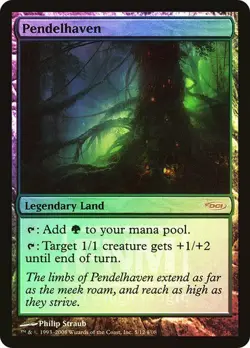 MTG FMN Pendelhaven x1 Promo Foil Land NM/M - Image 1