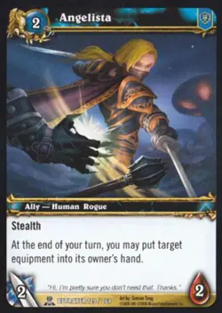 World of Warcraft TCG Angelista - Servants of the Betrayer 129/264 - Image 1