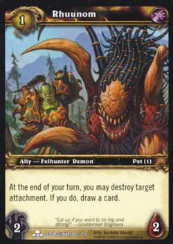 World of Warcraft TCG Rhuunom - Scourgewar 100/270 - Image 1