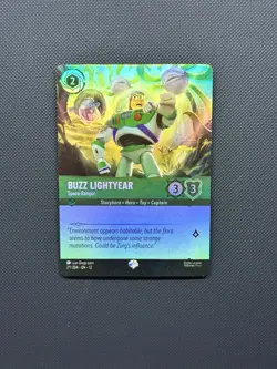 Buzz Lightyear - Space Ranger - Disney Lorcana Wilds Unknown - Epic Holo #211 - Image 2