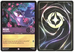 Disney Lorcana TCG Meeko - Lucky Raccoon 47/207 Common Foil Attack Of The Vine - Image 3
