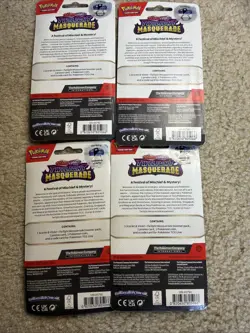 Pokemon TCG Scarlet Violet Twilight Masquerade Blister Pack Lot of 4 - Image 2