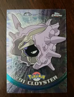 LP‼Topps CHROME Pokemon English TV Card Series 2 #91 Cloyster Holo Foil - Image 1