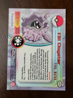 LP‼Topps CHROME Pokemon English TV Card Series 2 #91 Cloyster Holo Foil - Image 2