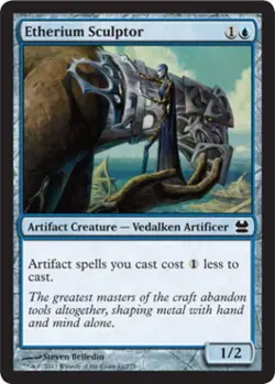 Etherium Sculptor -Foil Medium Play MTG Modern Masters - Image 1
