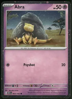 Holo Foil Abra - (Cosmos Holo) 063/165 Promo Miscellaneous Cards & Products - Image 1