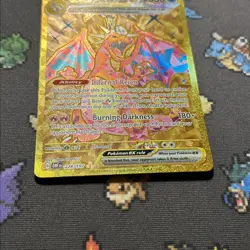 Charizard 228/197 NM -Secret Rare Gold Pokemon Card- Obsidian Flames (1k) - Image 3