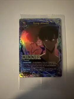 Union Arena Solo Leveling Sung Jinwoo WINNER UEPR/SLG-1-019 English Promo Card - Image 1
