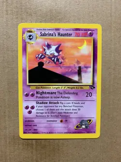 Sabrina's Haunter 55/132 Gym Challenge - Uncommon Pokemon Card - NM/Mint - Image 1