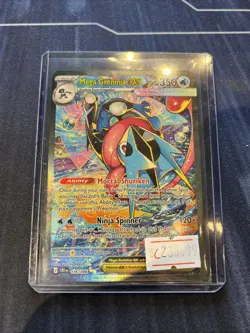 Mega Greninja EX Full Art Holo Pokemon Card 350 HP 116/086 English - Image 1