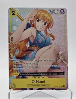 O-Nami (Welcome Pack Vol. 2) OP06-101 One Piece Promotion Cards Rare - Image 1