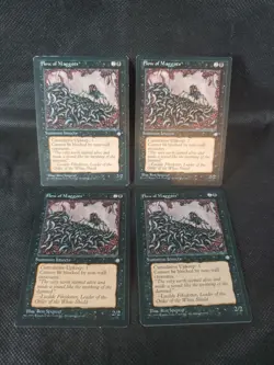 4x Flow of Maggots MTG Ice Age NM Playset Magic The Gathering See Detailed Pics - Image 1