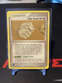 Pokemon card fossil claw (fossil claw) 90/100 - ex sandstorm - - Image 1