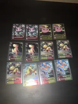 Digimon Card Game Agumon Variety Foil 71 Card Lot - Image 1