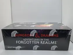 MTG Adventures in the Forgotten Realms Draft Booster Box Sealed AFR - Image 1