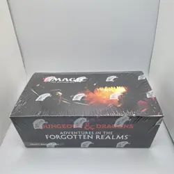 MTG Adventures in the Forgotten Realms Draft Booster Box Sealed AFR - Image 2