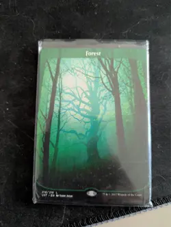 Set of 10 Forest Full Art Land - MTG Unstable #216 - John Avon Art - Image 1