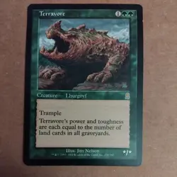 Terravore Odyssey MTG Rare Creature Commander MP Magic The Gathering - Image 1