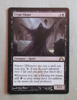 MTG, CRYPT GHAST, GATECRASH #61, MODERATE PLAY - Image 1