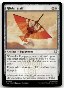 Glider Staff MTG Avatar: The Last Airbender 22 U NM - Image 1