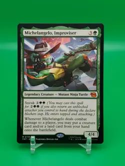 Michelangelo, Improviser M 0119- Magic MTG Ninja Turtles NM/M - Image 1