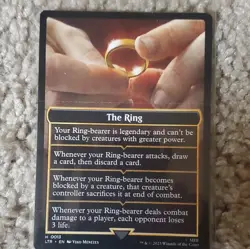 Wizards of the Coast MTG The Ring Emblem Token 0013 LOTR Tales 2023 Eng - Image 1