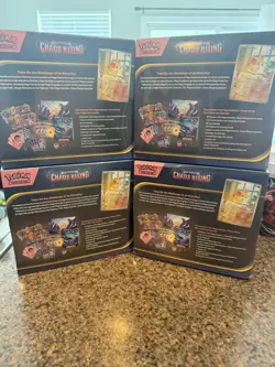 4 boxes!- Pokemon Chaos Rising Elite Trainer Box Factory Sealed ETB - Image 3