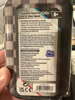 Pokemon Black Bolt White Flare 1x Mini Tin (Random Design) - Factory Sealed NEW - Image 3