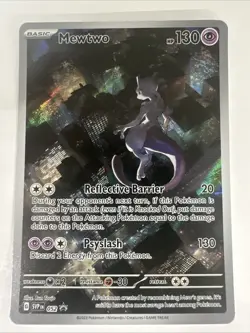 2023 Pokemon TCG Mewtwo 052 Scarlet & Violet 151 Black Star Promo Holo NM - Image 1