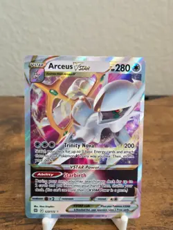 Arceus VSTAR 123/172 Pokemon Sword & Shield Brilliant Stars (NEAR MINT) - Image 1