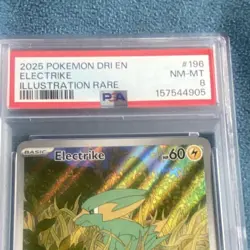 The Pokemon Company Sv10 Destined Rivals Electrike 196/182 IR Holo EN PSA 8 - Image 2