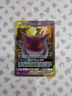 Gengar & Mimikyu GX 53/181 Team Up Ultra Rare Tag Team English 2019 Sun & Moon - Image 2