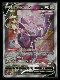Genesect V 255/264 Ultra Rare Fusion Strike Pokemon Holo Near Mint - Image 1