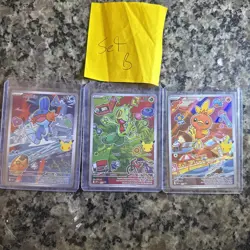 SERIES 3 First Partner Illustration Set Pokemon TCG mudkip torchic treecko NM+ - Image 1