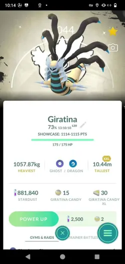 Pokemon Shiny Giratina Origin BG Go Fest 2026 - XXL Size (Tr.a.d.e or P.T.C) - Image 1