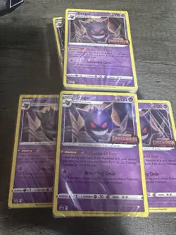 Pokemon Gengar Black Star Promo Stamped Lost Origin Holo SWSH241 Sealed Packed - Image 1