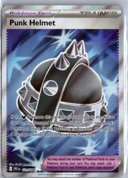 Punk Helmet 121/094 Ultra Rare Phantasmal Flames Pokemon Holo NM/M - Image 1