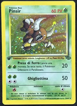 POKEMON~PINSIR~9/64~HOLO~1A EDIZIONE~JUNGLE~ITA~PL/PR - Image 1