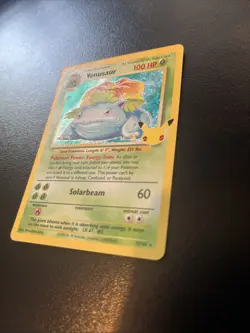 VENUSAUR POKEMON HOLO RARE #15/102 25TH ANNIVERSARY STAMP - Image 2