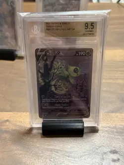 Pokemon TCG 2021 Fusion Strike Celebi V 245/264 Full Art Holo BGS 9.5 - Image 1